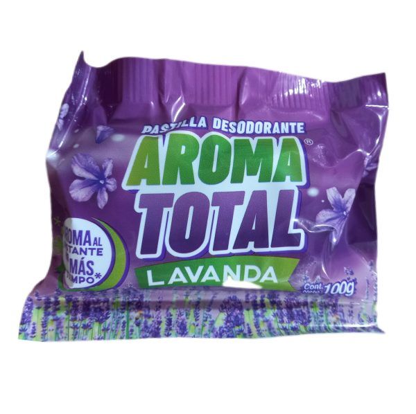 Pastilla Desodorante Aroma total Lavanda 100g