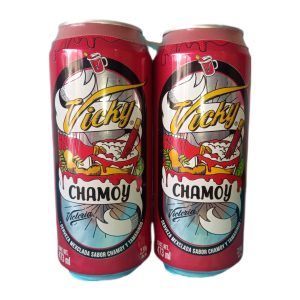 Cerveza Vicky Chamoy 473ml 4 pack